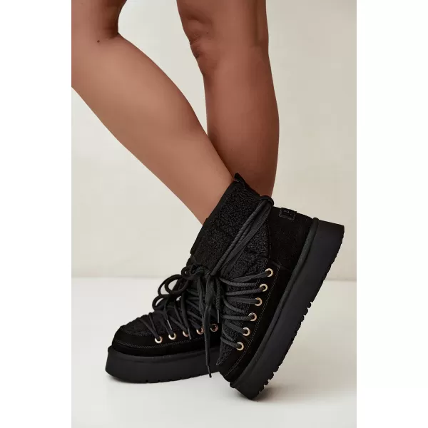  Dámské sněhule D&A GR62-6021 BLACK 