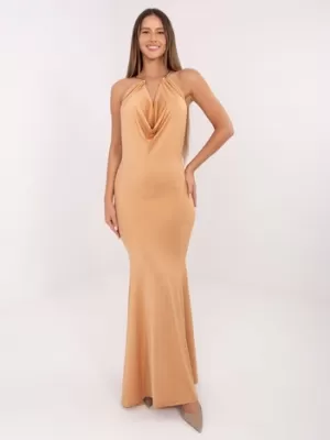 Dámské šaty ITALY MODA IT-SK-21859.01P CAMEL