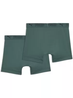 Pánské boxerky PUMA SPORT MICROFIBER BOXER 2P 93552016 GREEN