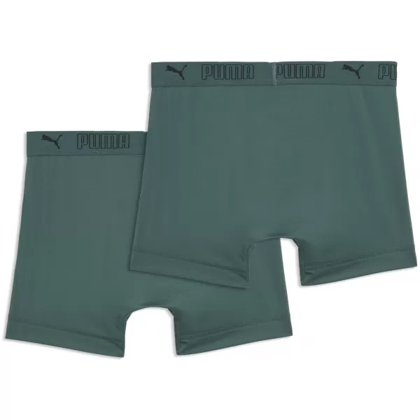  Pánské boxerky PUMA SPORT MICROFIBER BOXER 2P 93552016 GREEN 