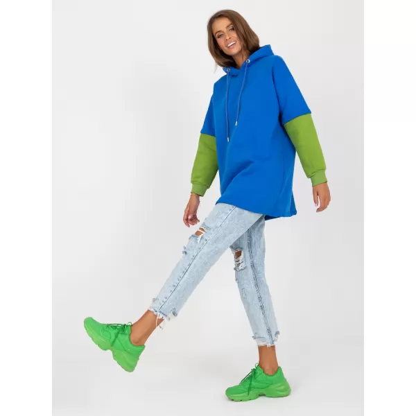  Dámská mikina RUE PARIS RV-BL-8232.27X DARK BLUE 