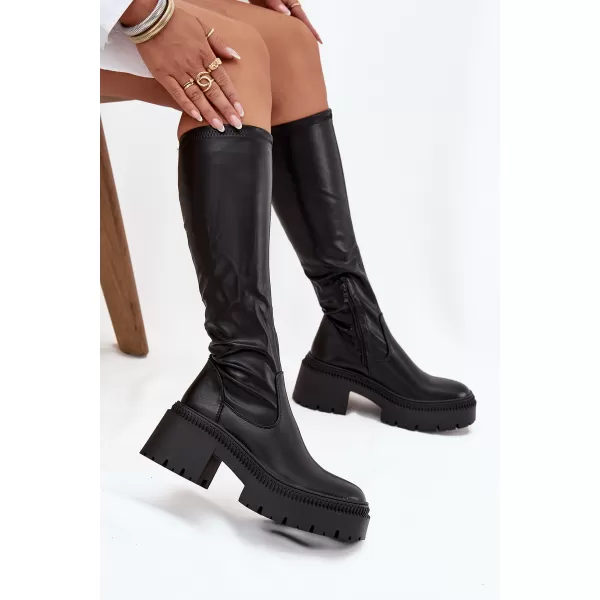  Dámské kozačky BOTO 9671A BLACK 