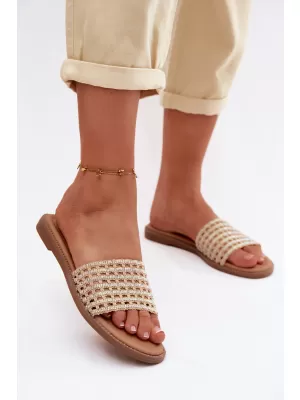 Dámské pantofle BOTO 26SD98-9832 BEIGE