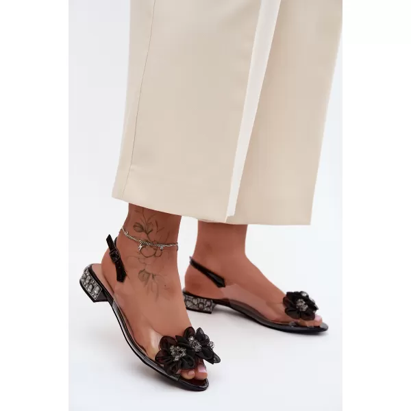  Dámské sandály D&A MR61-9006 BLACK 