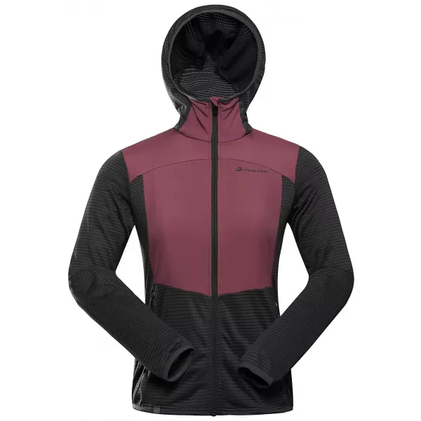  Dámská sportovní ultralehká mikina ALPINE PRO ZOLLA DARK TRUE GRAY 