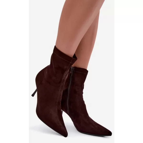  Dámské kotníkové boty BOTO MM-42 CHOCOLATE 