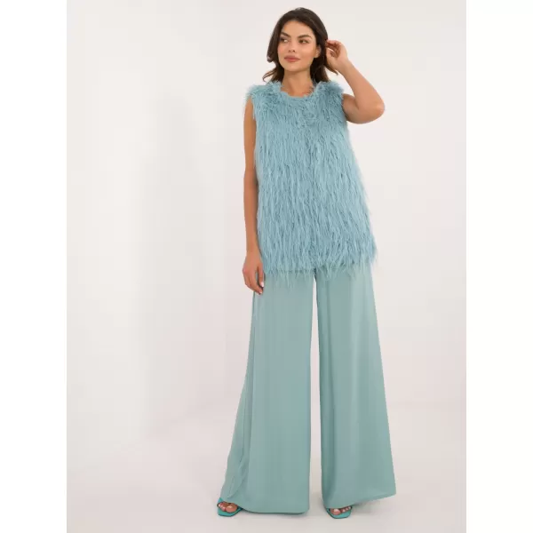  Dámská vesta WOOL FASHION ITALIA AT-KZ-2349-1.21 MINT 