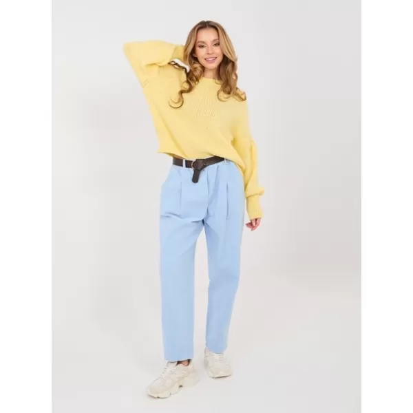  Dámské kalhoty ITALY MODA MI-SP-2690.00 LIGHT BLUE 