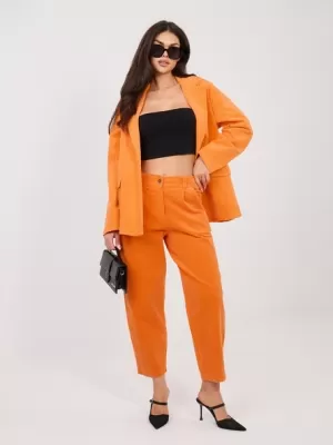 Dámské kalhoty RUE PARIS IT-SP-FL8916.13 ORANGE