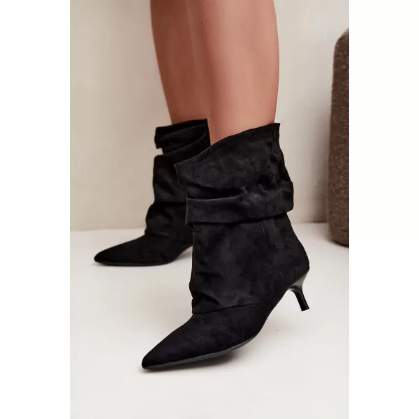  Dámské kotníkové boty BOTO 7100 BLACK 