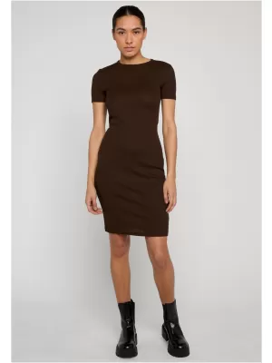 Dámské šaty URBAN CLASSICS TB8275 BROWN