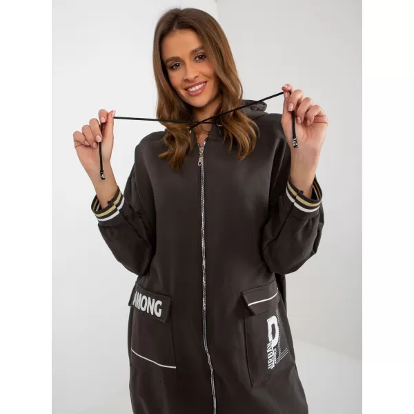  Dámská mikina RELEVANCE RV-BL-8149.91P DARK KHAKI 