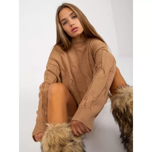  Dámský svetr RUE PARIS LC-SW-0297.35P CAMEL 