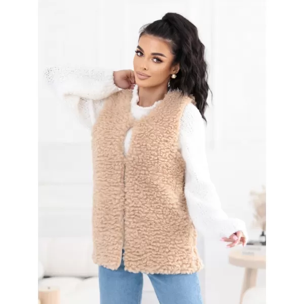  Dámská vesta FACTORY PRICE CS-KZ-14021.96P BEIGE 