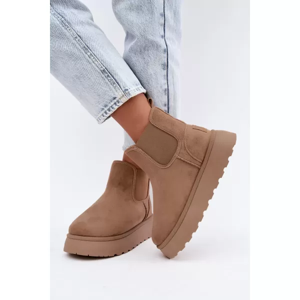  Dámské sněhule BIG STAR SHOES UU274173 BEIGE 