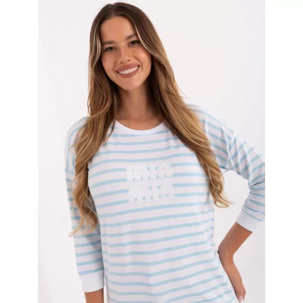  Dámská halenka RELEVANCE RV-BZ-A790.47 WHITE-BLUE 
