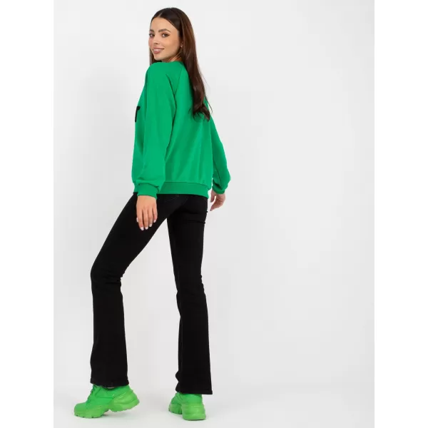  Dámská mikina RUE PARIS RV-BL-8076.13 GREEN 