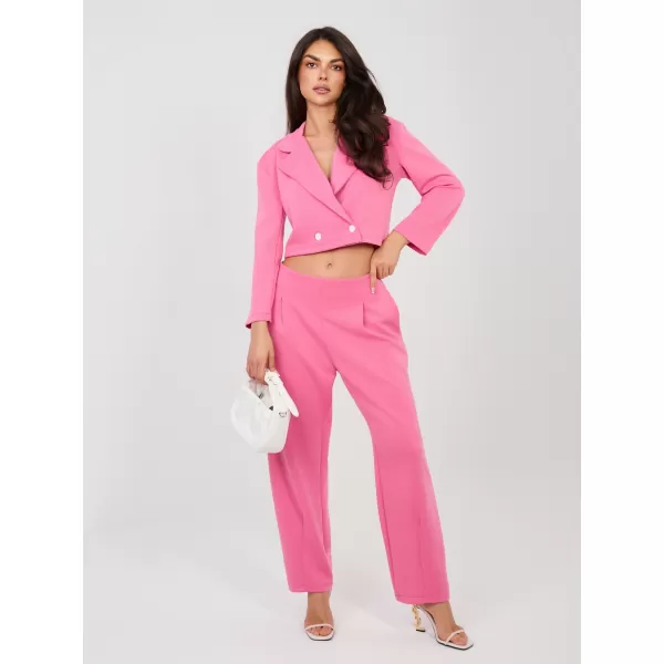  Dámský komplet RUE PARIS IT-KMPL-22255.70 DARK PINK 