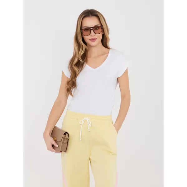  Dámské tepláky RUE PARIS IT-DR-22168.66 BRIGHT YELLOW 