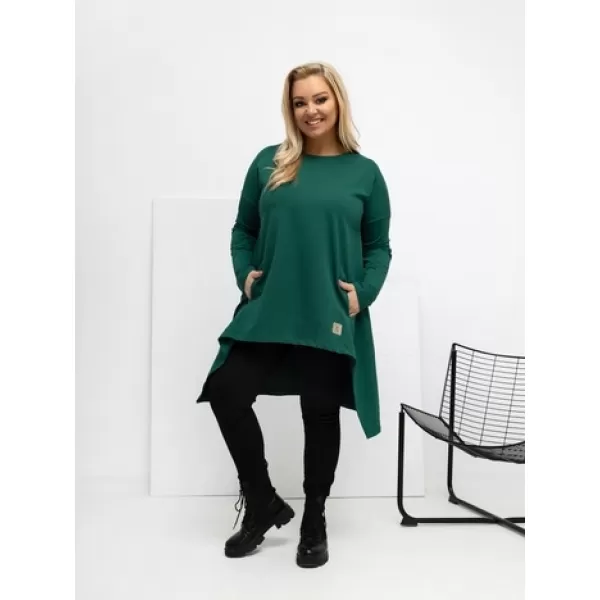  Dámská tunika RELEVANCE RV-TU-5042.09X DARK GREEN 
