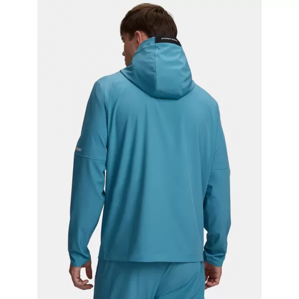  Pánská bunda UNDER ARMOUR UA TECH UTILITY WOVEN JCKT 6004967-466 MODRÁ 