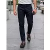 Pánské kalhoty DSTREET TMAVĚ MODRÁ