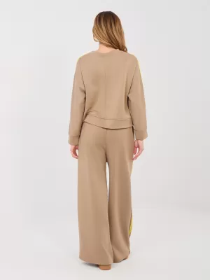Dámský komplet RUE PARIS IT-KMPL-21772.63 DARK BEIGE