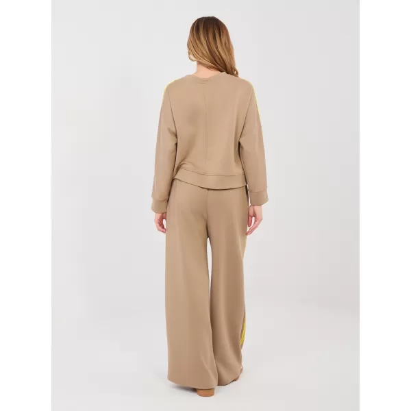  Dámský komplet RUE PARIS IT-KMPL-21772.63 DARK BEIGE 