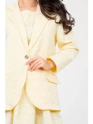 Dámská bunda RUE PARIS IT-MA-21839.10 BRIGHT YELLOW
