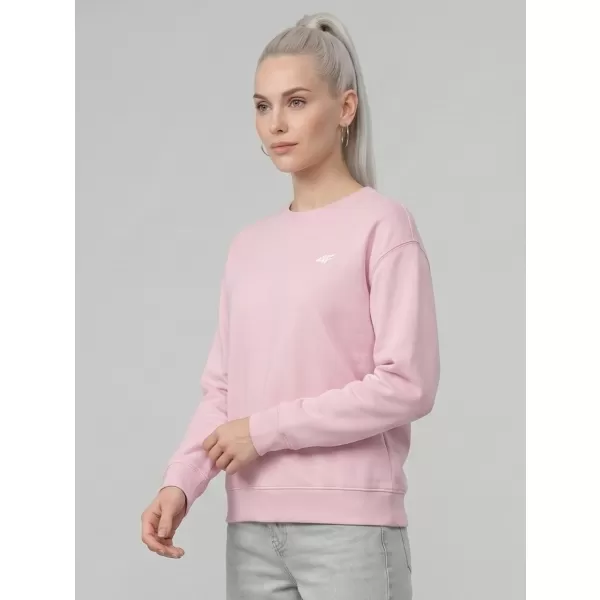  Dámská mikina 4F 4FWMM00TSWSF2534 LIGHT PINK 
