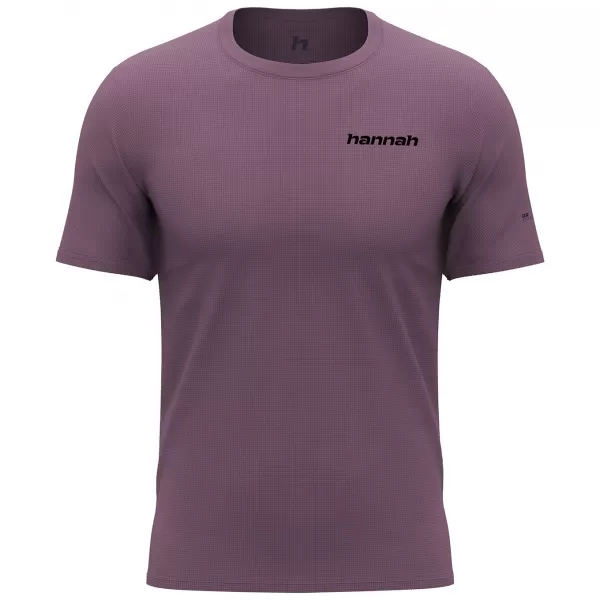  Pánské triko HANNAH WICK BLACK PLUM 