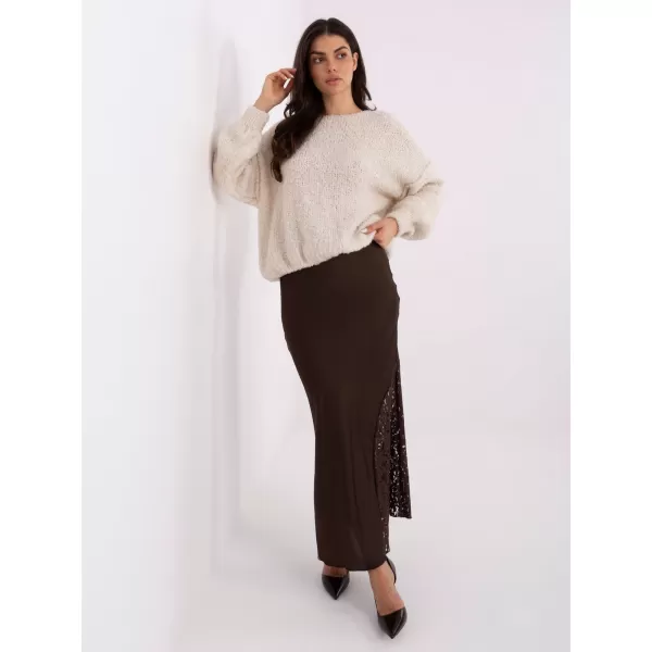  Dámský svetr ITALY MODA IT-SW-72806.75 LIGHT BEIGE 