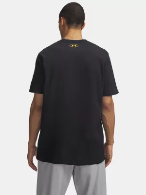 Pánské triko UNDER ARMOUR M VARSITY CREST SS 6009249-001 ČERNÁ