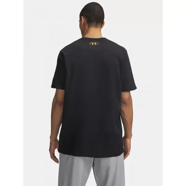  Pánské triko UNDER ARMOUR M VARSITY CREST SS 6009249-001 ČERNÁ 