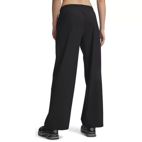  Dámské sportovní kalhoty UNDER ARMOUR RIVAL WOVEN PANT 6013564-001 ČERNÁ 