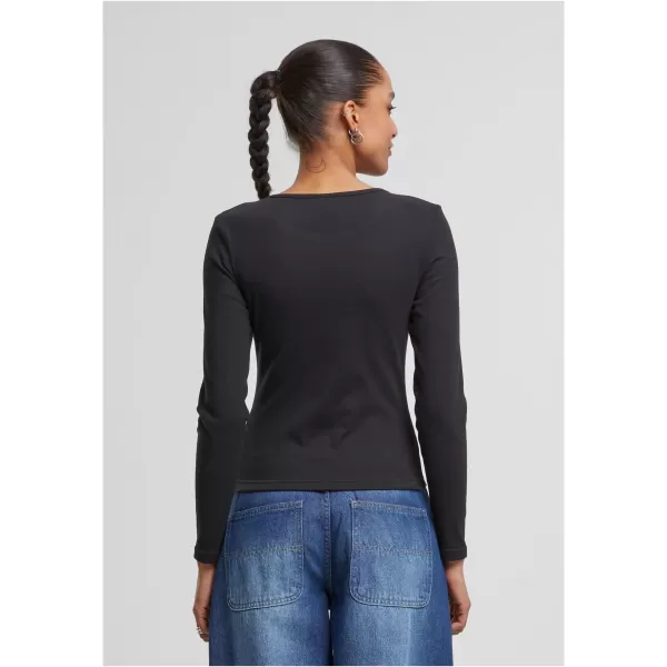 Dámské triko URBAN CLASSICS TB7786 BLACK 