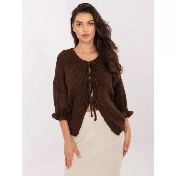  Dámský svetr ITALY MODA MI-SW-2911.91 BROWN 