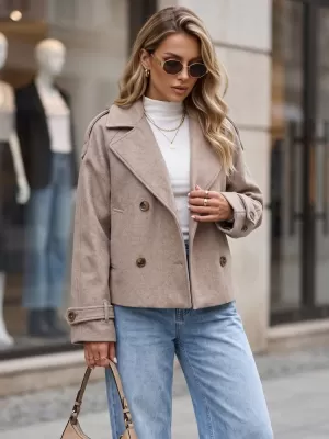 Dámský kabát DSTREET KHAKI