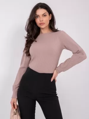 Dámská halenka RUE PARIS RV-BZ-A1052.00 DARK BEIGE