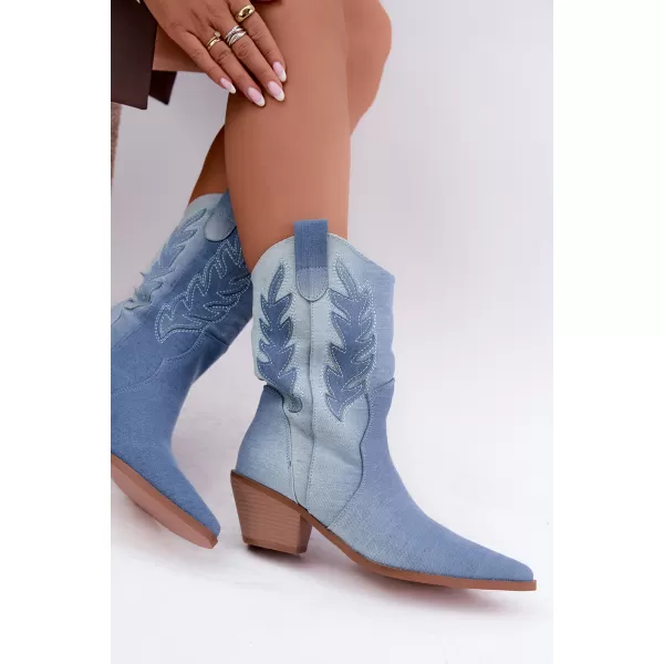 Dámské kovbojky BOTO C-331 DENIM BLUE 