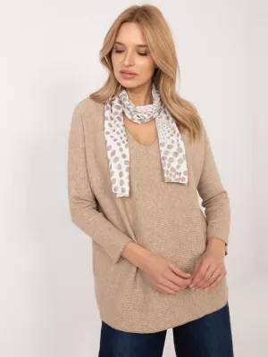 Dámská halenka ITALY MODA DHJ-BZ-19226.91 CAMEL