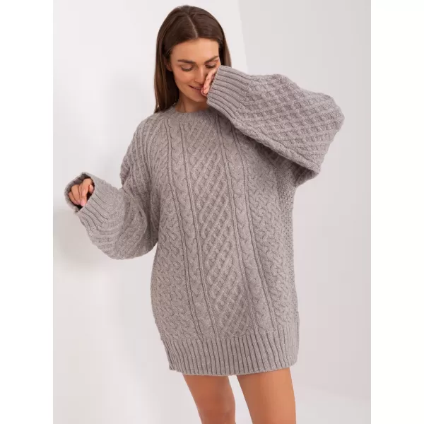  Dámský svetr WOOL FASHION ITALIA AT-SW-2367-2.64P GRAY 