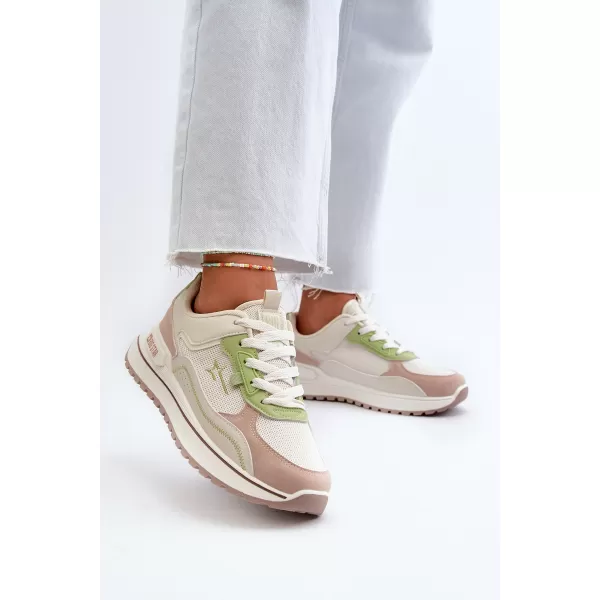  Dámské tenisky BIG STAR SHOES NN274A091 BEIGE 