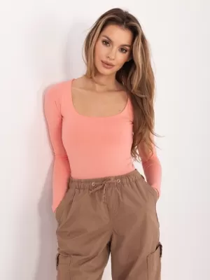 Dámské triko RUE PARIS RV-BZ-A1193.26 PEACH