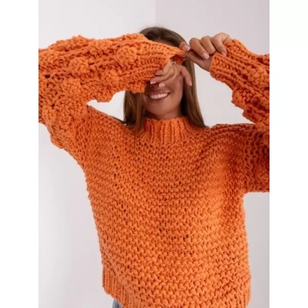  Dámský svetr WOOL FASHION ITALIA AT-SW-2382.97P ORANGE 