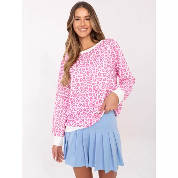  Dámská halenka ITALY MODA MI-BZ-M742.86 WHITE-PINK 
