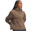 Dámská mikina UNDER ARMOUR UNSTOPPABLE FLEECE FZ JKT 6013520-219 HNĚDÁ