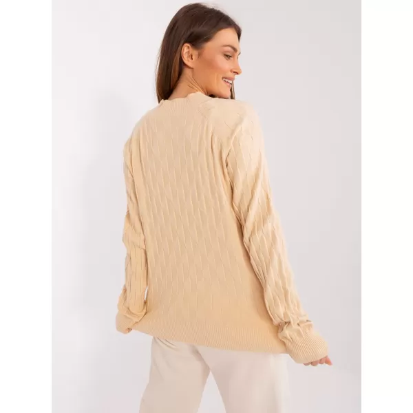  Dámský svetr WOOL FASHION ITALIA AT-SW-2326.37X BEIGE 
