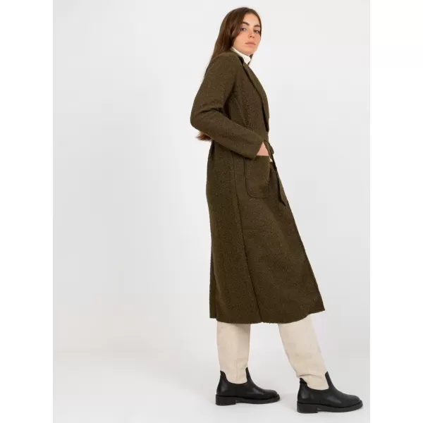  Dámský kabát OCH BELLA TW-PL-BI-5220.63 KHAKI 