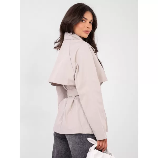  Dámský kabát RUE PARIS IT-PL-FL10069.65 BEIGE 